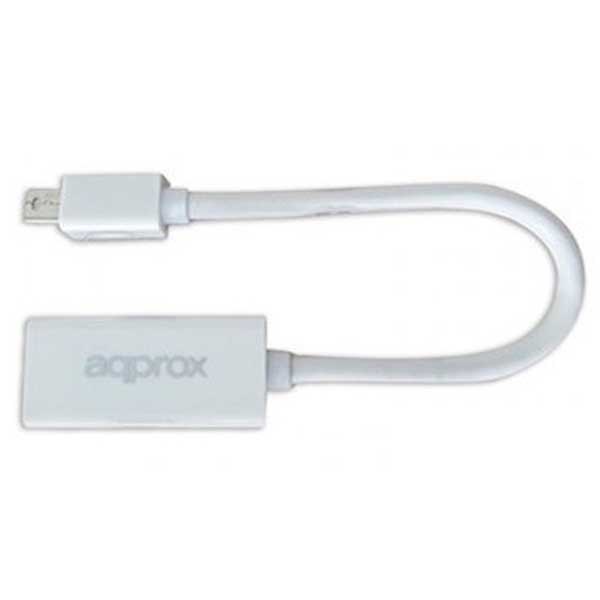 Adaptors | Mini Display Port Male To HDMI Female Adapter White Adaptors Adaptors