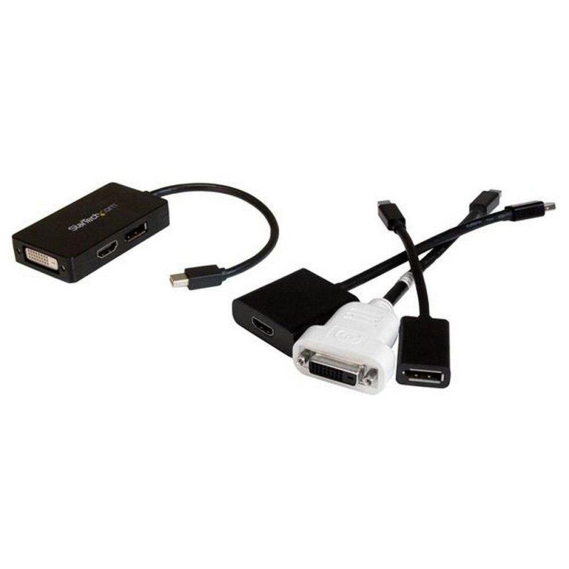 Adaptors | Mini DisplayPort To DisplayPort DVI HDMI Adapter Black Adaptors Adaptors