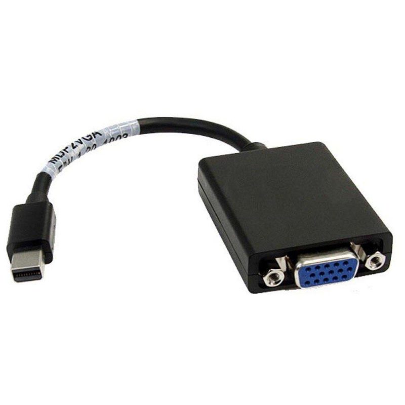 Adaptors | Mini DisplayPort To SVGA Adapter 15 cm Black Adaptors Adaptors