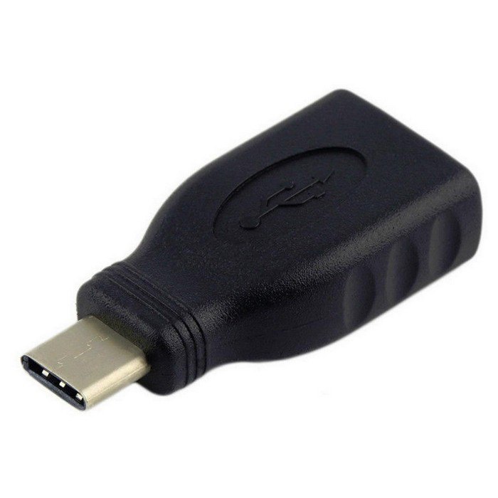 Adaptors | OTG Type C Male To USB A 3.1 Female Adapter Black Adaptors Adaptors