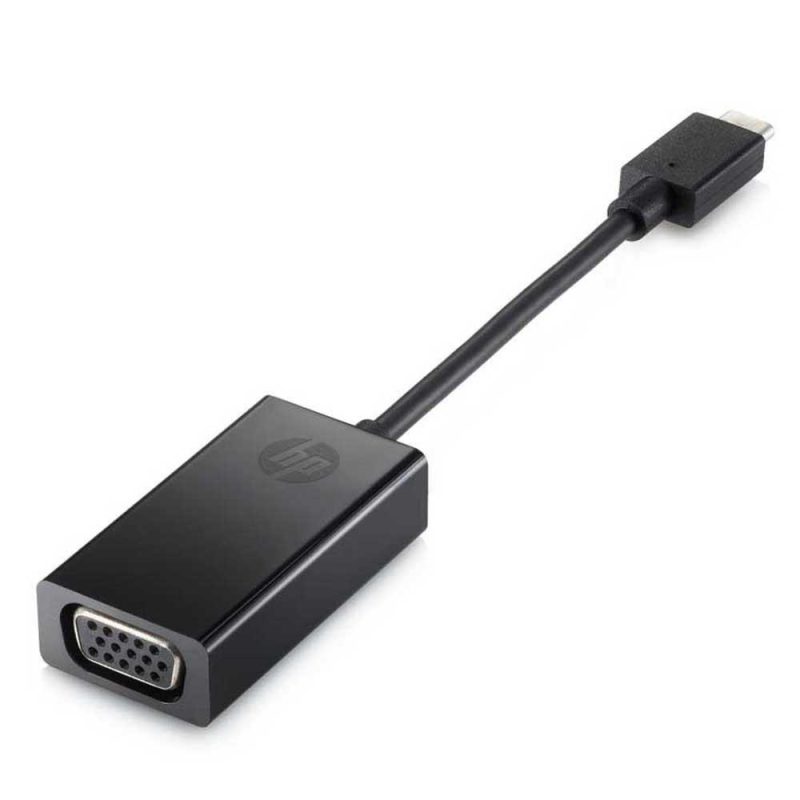 Adaptors | P7Z54AA USB-C To VGA Adapter Black Adaptors Adaptors