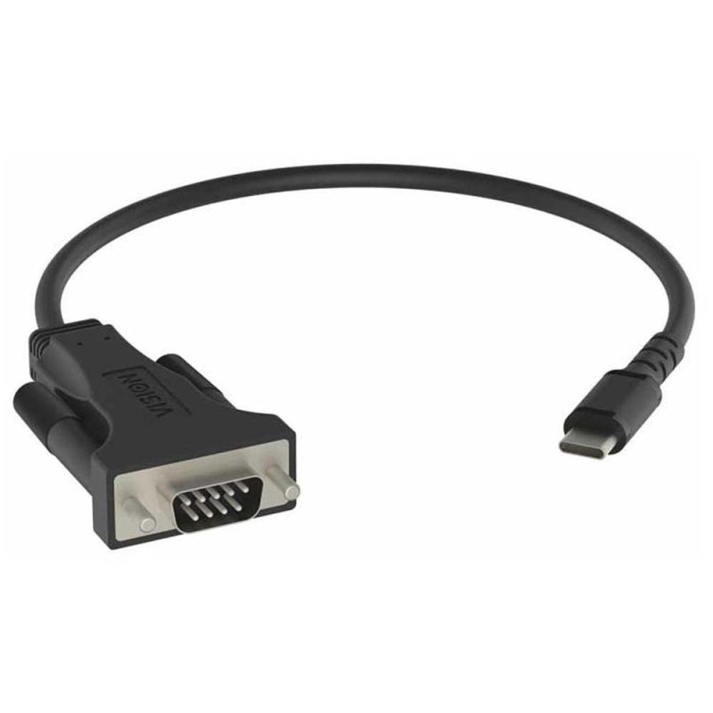 Adaptors | Professional RS-232 To USB-C Adapter Black Adaptors Adaptors