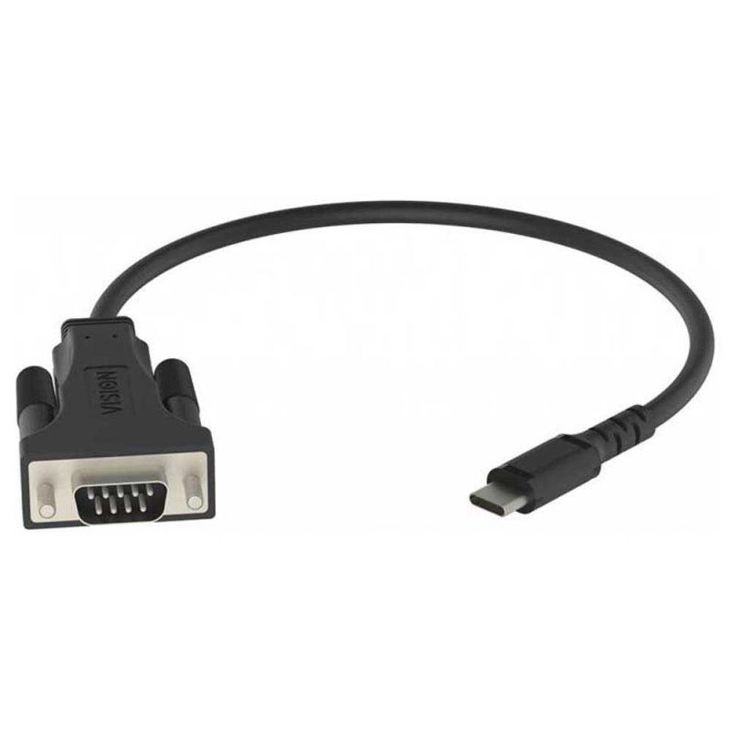 Adaptors | Professional RS-232 To USB-C Adapter Black Adaptors Adaptors