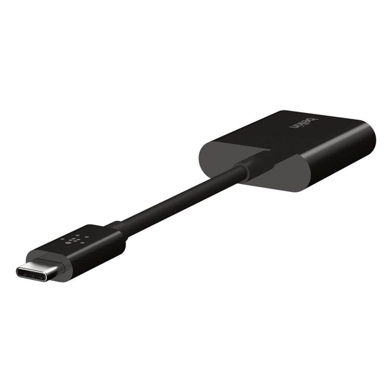 Adaptors | RockStar Connect USB C Audio+Charge Adapter Black Adaptors Adaptors