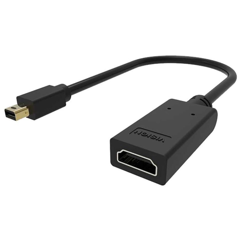 Adaptors | TC-MDPHDMI/BL F/M HDMI To Mini DisplayPort Adapter Black Adaptors Adaptors