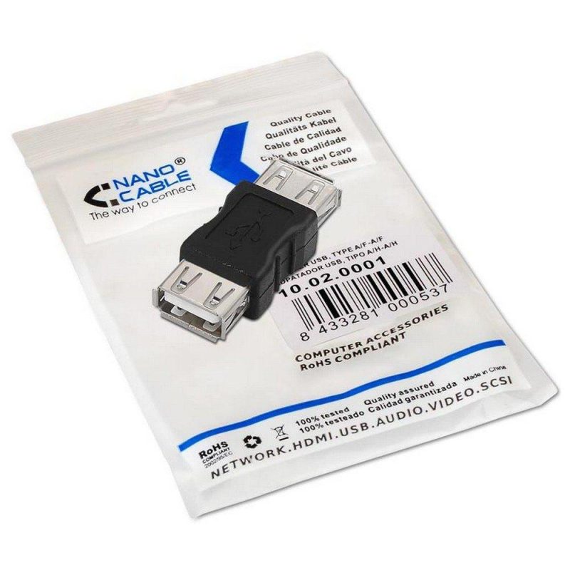 Adaptors | USB 2.0 Adapter Black Adaptors Adaptors