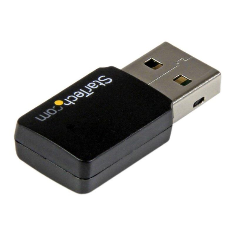 Adaptors | USB 2.0 Mini Wireless-AC Network Adapter Black Adaptors Adaptors