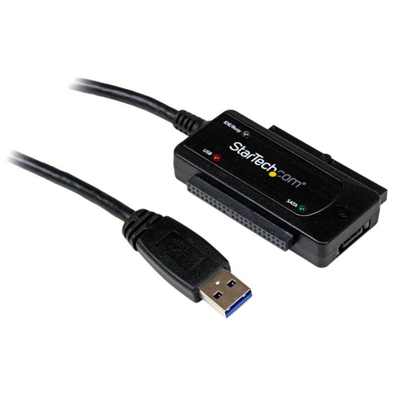 Adaptors | USB 3.0 to SATA/IDE Hard Drive Adapter Black Adaptors Adaptors