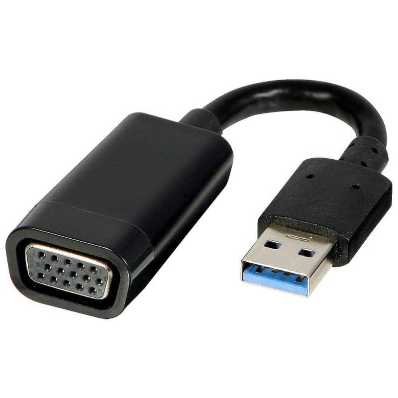 Adaptors | USB 3.0 To VGA Adapter Black Adaptors Adaptors