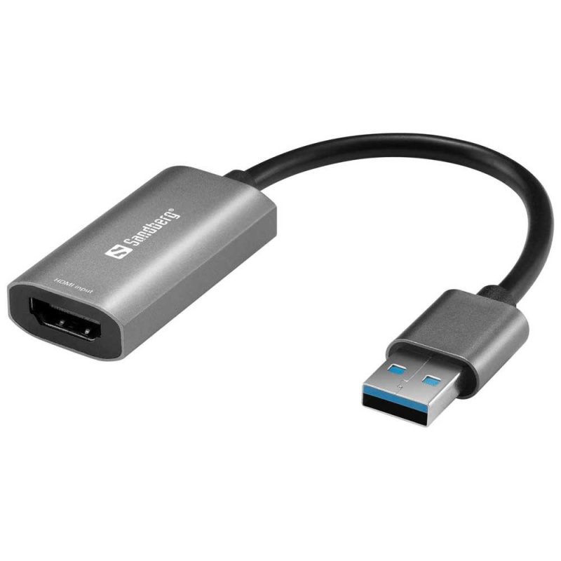 Adaptors | USB A To HDMI Adapter 4K Grey Adaptors Adaptors