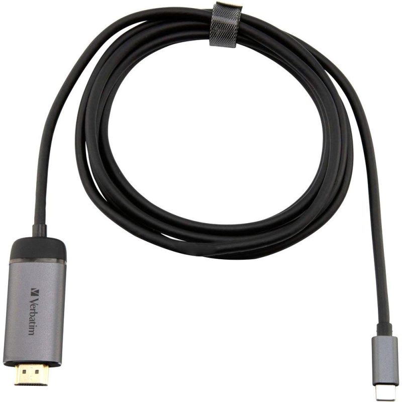 Adaptors | USB-C HDMI 4k USB 3.1 GEN 1 150 cm Adapter Black / SIlver Adaptors Adaptors