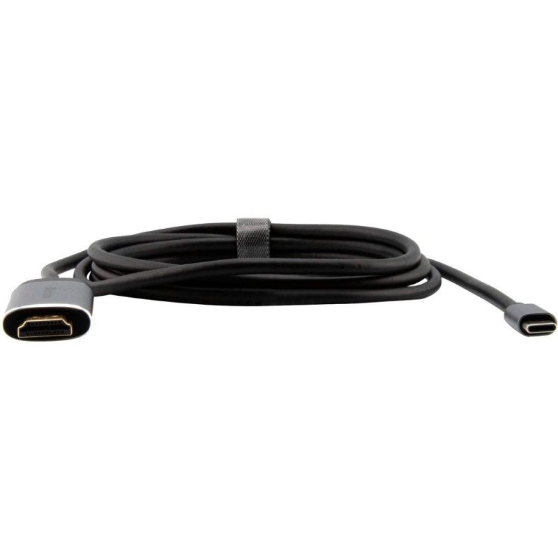 Adaptors | USB-C HDMI 4k USB 3.1 GEN 1 150 cm Adapter Black / SIlver Adaptors Adaptors