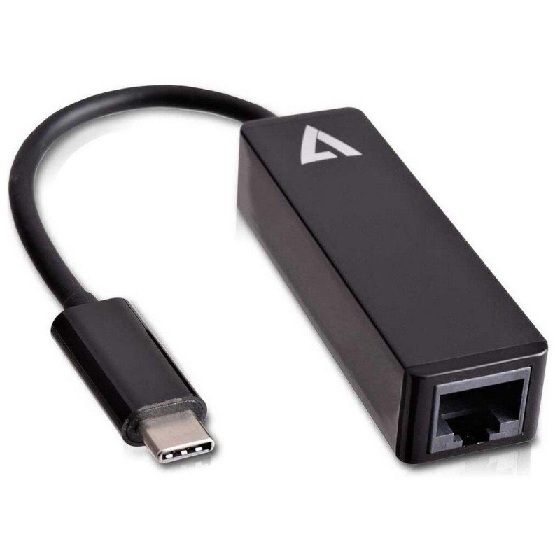 Adaptors | USB C Male To Ethernet Female Adapter Black Adaptors Adaptors