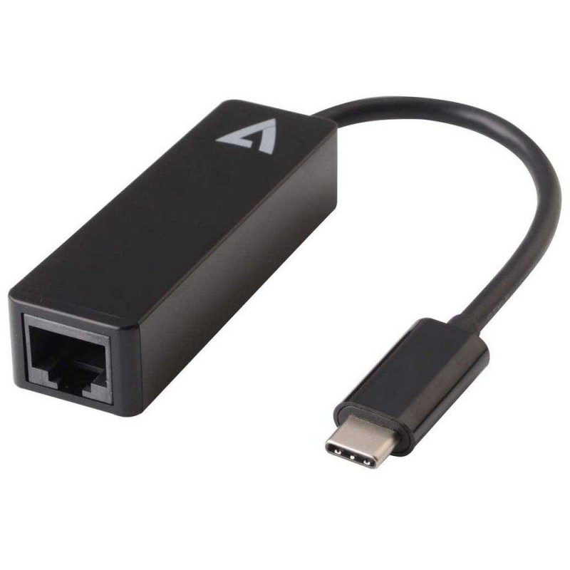 Adaptors | USB C Male To Ethernet Female Adapter Black Adaptors Adaptors