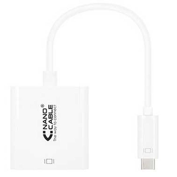 Adaptors | USB C Male To HDMI Female 15 cm Adapter White Adaptors Adaptors