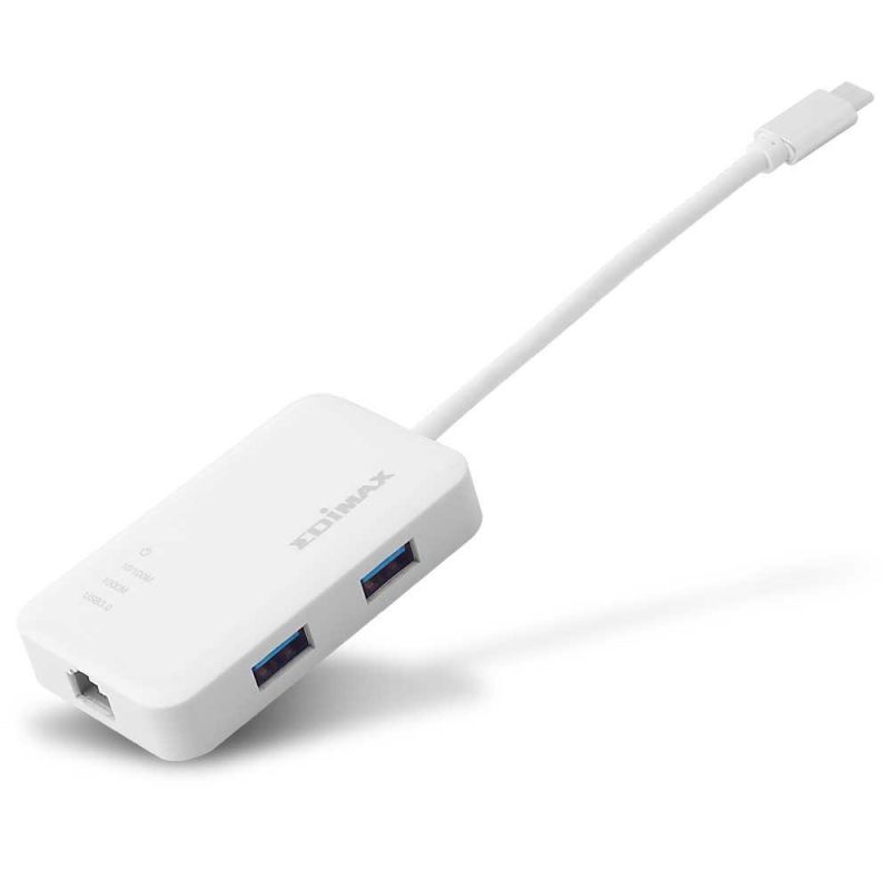 Adaptors | USB C Male To RJ45 Female Adapter White Adaptors Adaptors