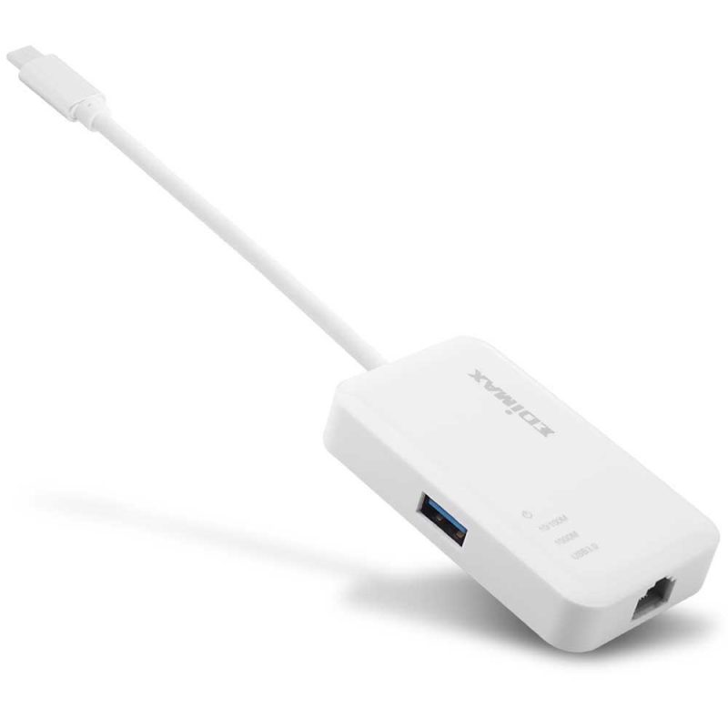 Adaptors | USB C Male To RJ45 Female Adapter White Adaptors Adaptors