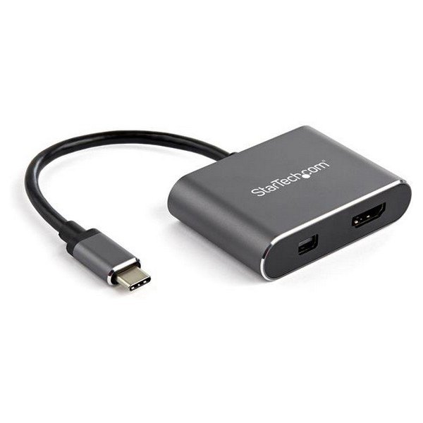 Adaptors | USB-C Multiport Video HDMI/Mini DisplayPort Adapter Black Adaptors Adaptors