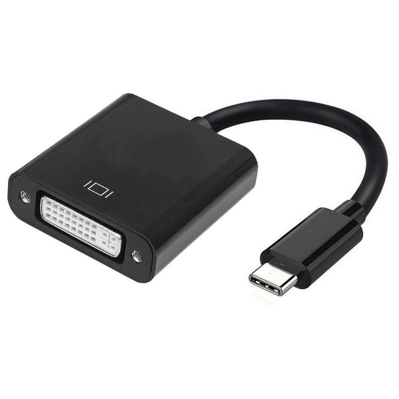 Adaptors | USB-C To DVI M/H 15 cm Black Adaptors Adaptors