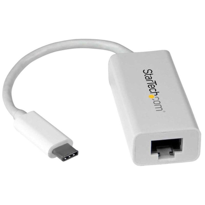 Adaptors | USB-C To Ethernet Adapter White Adaptors Adaptors