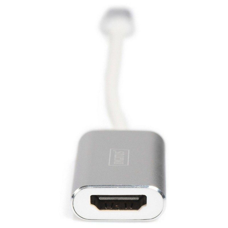 Adaptors | USB C To HDMI M/F Adapter 4K 30Hz Silver / White Adaptors Adaptors