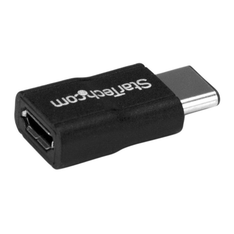 Adaptors | USB-C To Micro B Adapter M/F USB 2.0 Black Adaptors Adaptors