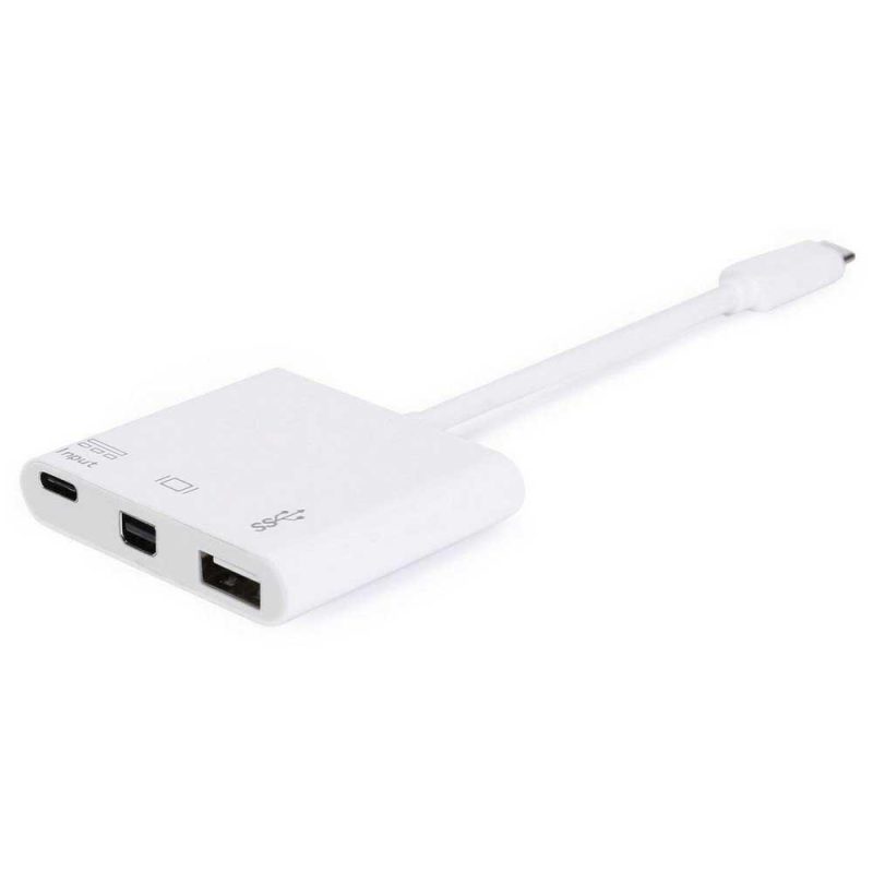 Adaptors | USB C To Mini DisplayPort Adapter White Adaptors Adaptors