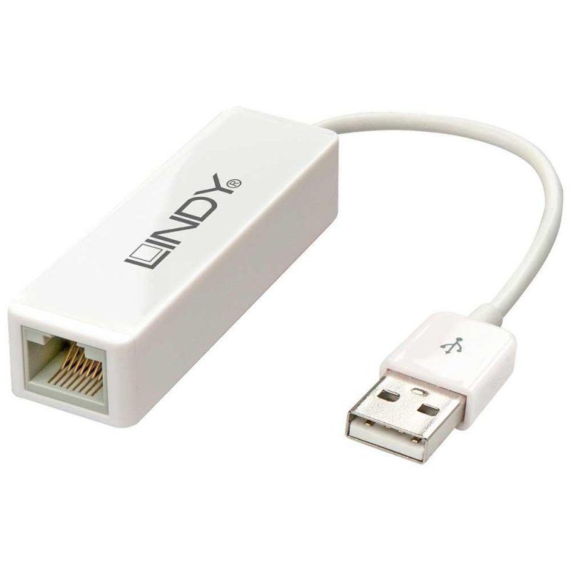 Adaptors | USB To Ethernet Adapter White Adaptors Adaptors