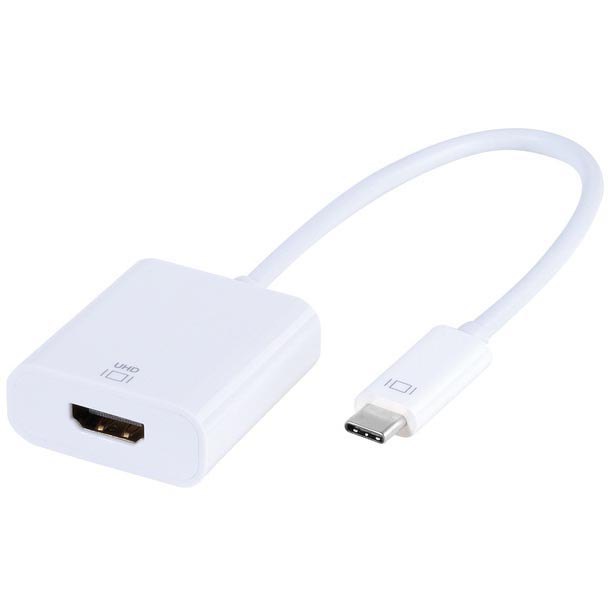 Adaptors | USB Type C/HDMI 4K 1 150 cm Adapter White Adaptors Adaptors