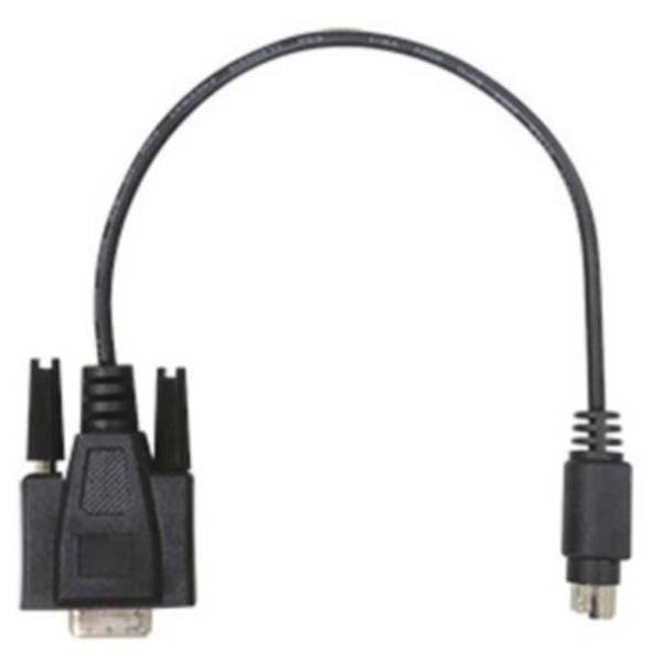 Adaptors | VC520 200 mm Mini DIN6 To RS232 Adapter Black Adaptors Adaptors