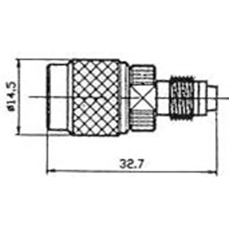 Antennas | 2342 TNC FME Coaxial Connector Silver Antennas Antennas