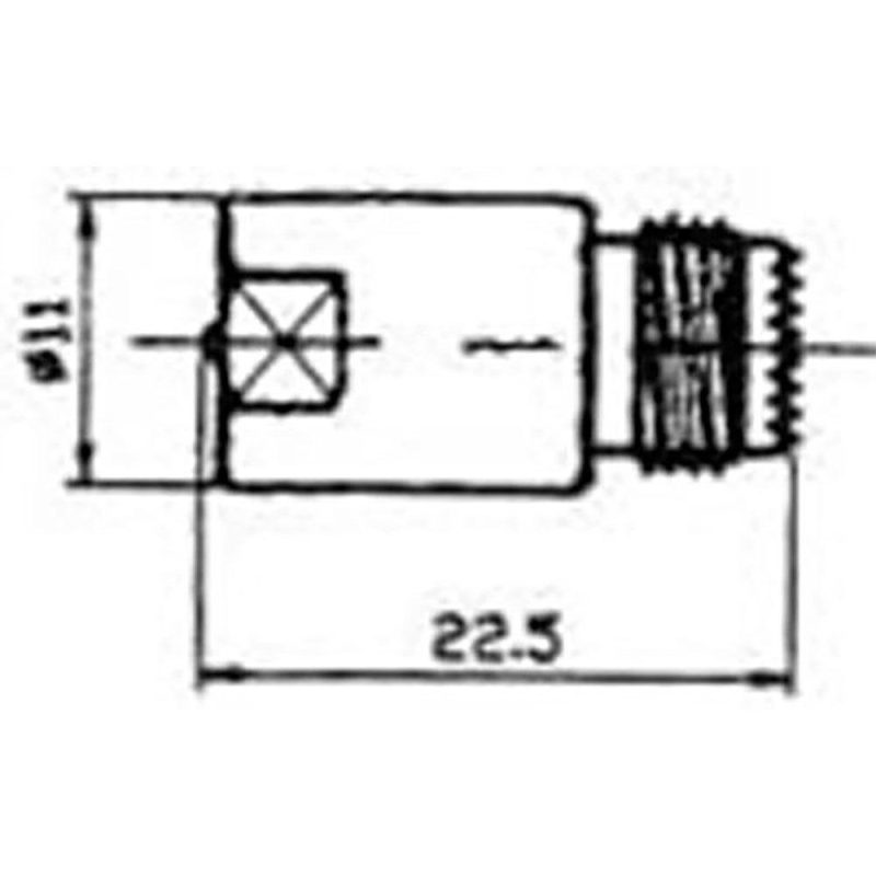 Antennas | 2343 MINI UHF FME Coaxial Connector Silver Antennas Antennas