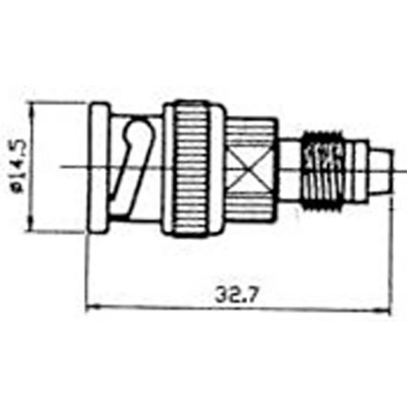 Antennas | 2347 BNC FME Coaxial Connector Silver Antennas Antennas