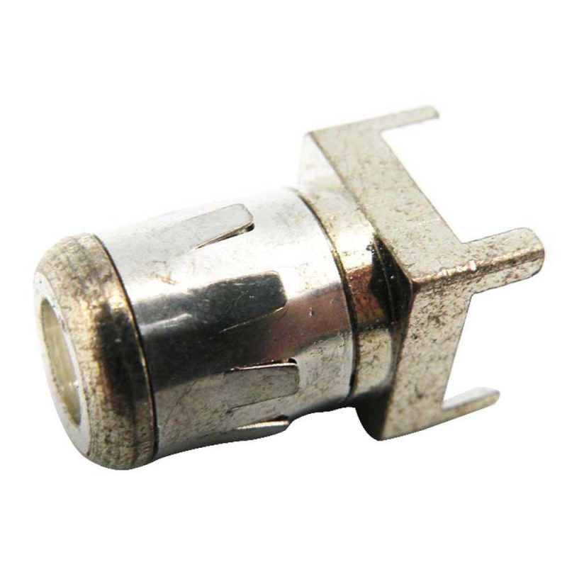 Antennas | 3044 Female Chasis For Printed Circuit F Connector Silver Antennas Antennas