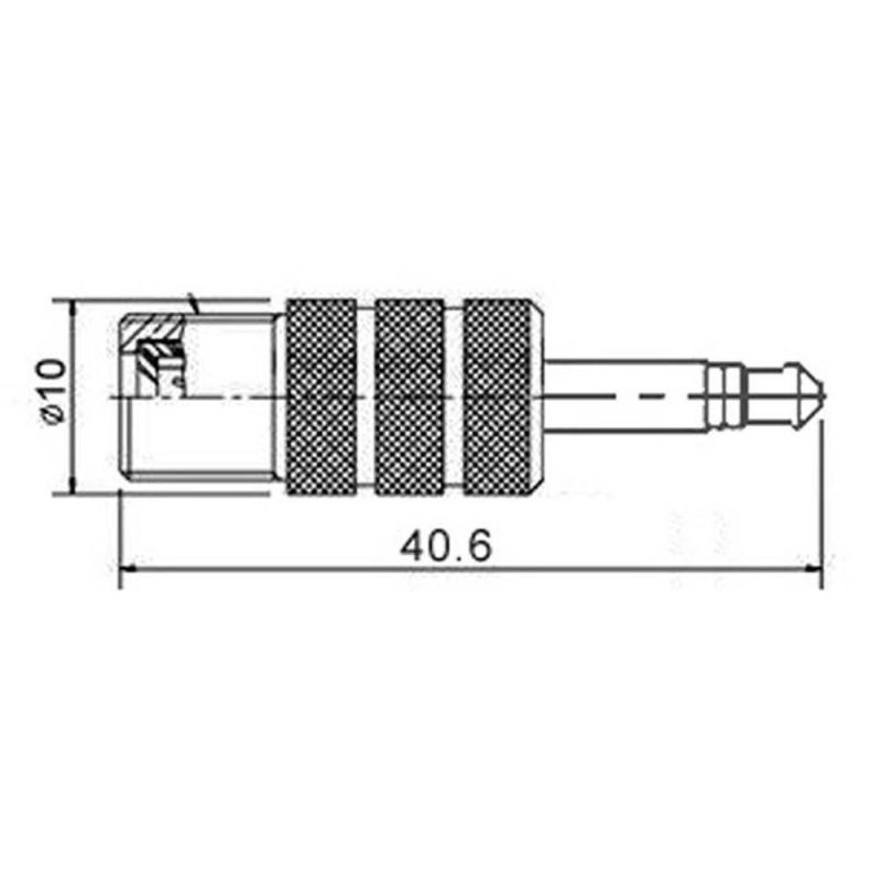 Antennas | Female 3.5 Mono F Connector Silver Antennas Antennas