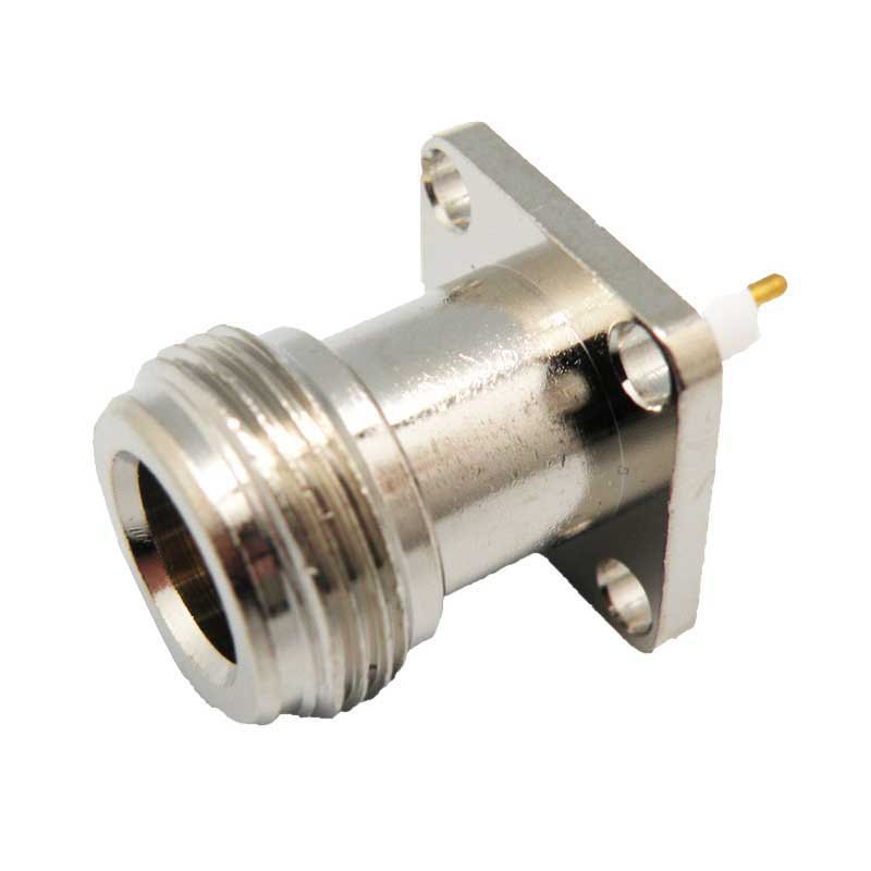 Audio and Video | 1278 Female Chasis Screw Type N Connector Silver Audio & Video Audio & Video