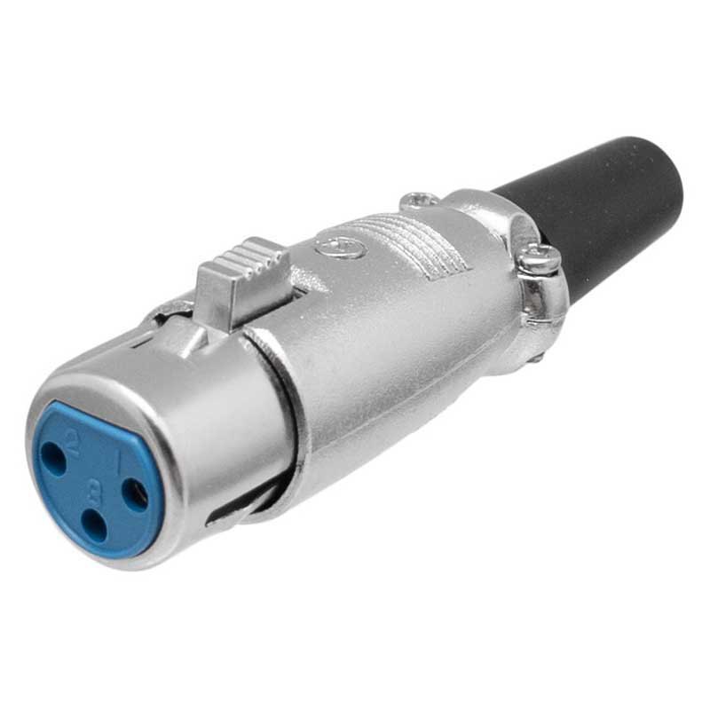 Audio and Video | 3 Pin 1200 Female XLR Connector Silver Audio & Video Audio & Video