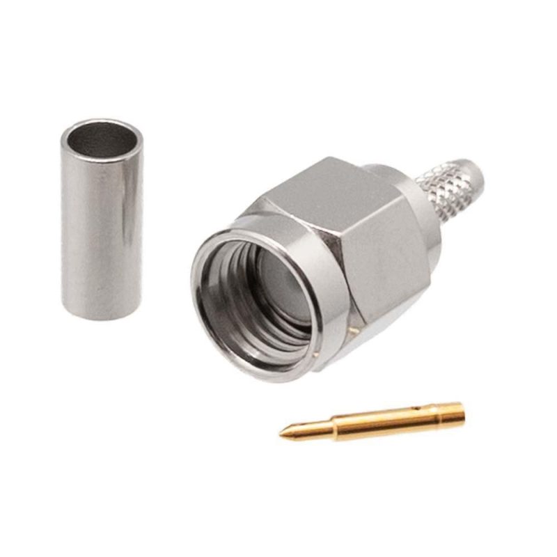 Audio and Video | 3030 SMA RG-174 Connector Silver Audio & Video Audio & Video