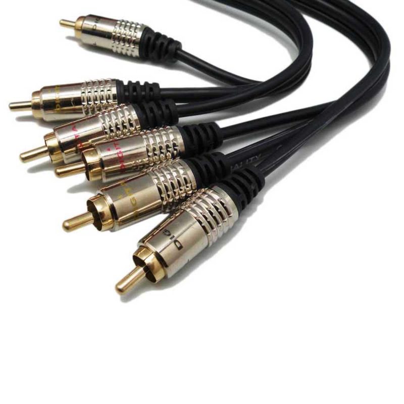 Audio and Video | 3xRCA 3 m RCA Cable Black / Silver Audio & Video Audio & Video