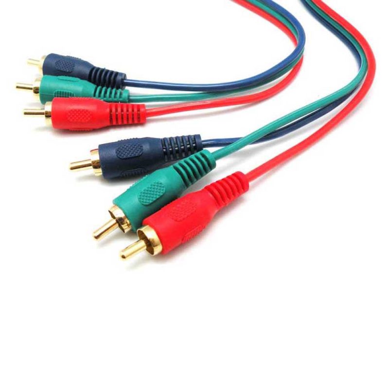 Audio and Video | 3xRCA RGB Cable 5 m Multicolour Audio & Video Audio & Video