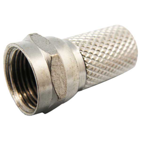 Audio and Video | 5C2V F Male Thread RG6 Connector Silver Audio & Video Audio & Video