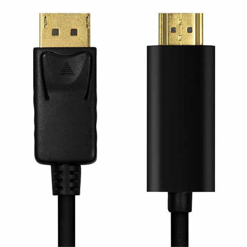 Audio and Video | 900226164 1 m DisplayPort To HDMI Adapter Black Adaptors Adaptors