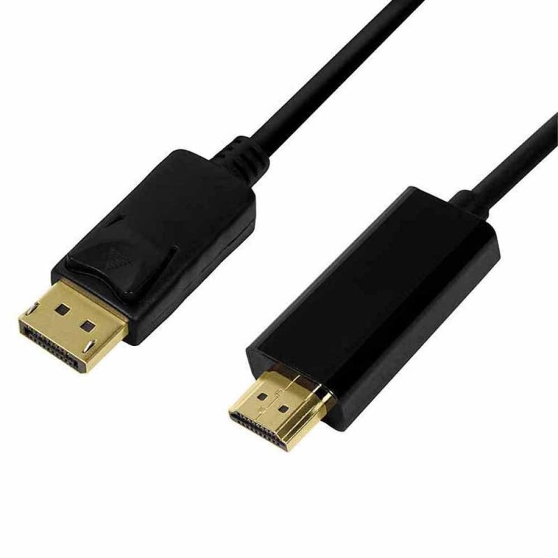 Audio and Video | 900226164 1 m DisplayPort To HDMI Adapter Black Adaptors Adaptors