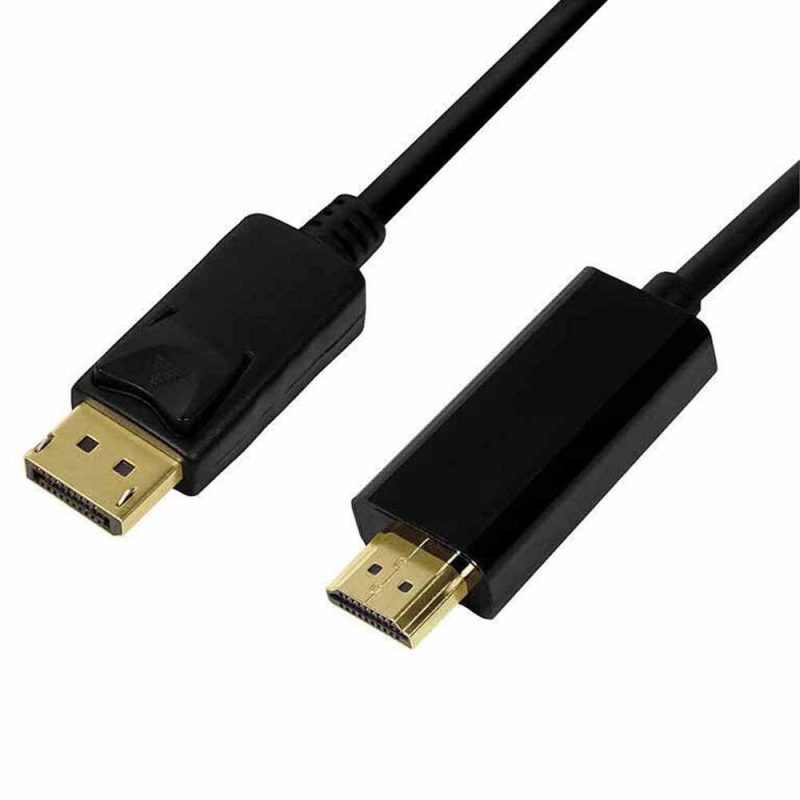 Audio and Video | 900226166 3 m DisplayPort To HDMI Adapter Black Adaptors Adaptors