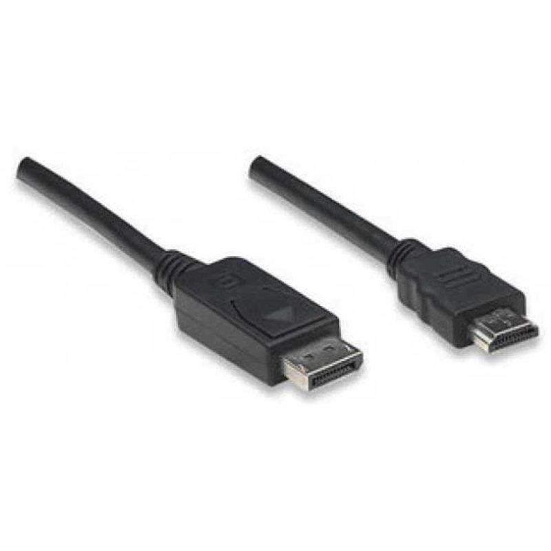 Audio and Video | 900232612 1 m DisplayPort To HDMI Adapter Black Adaptors Adaptors