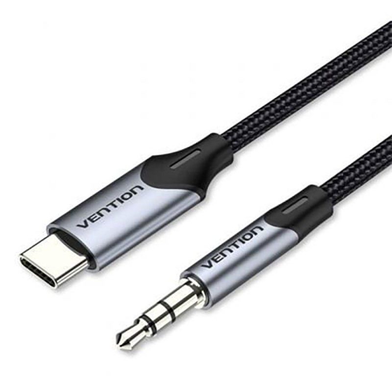 Audio and Video | BGKHF USB-C To Jack Cable 1 m 3.5 mm Grey Audio & Video Audio & Video