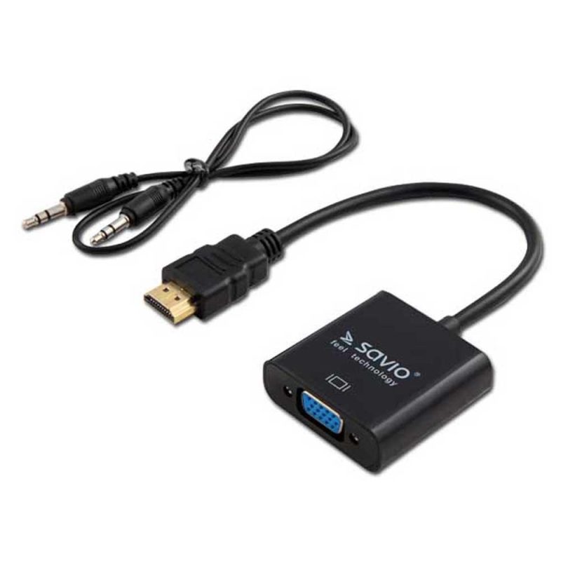 Audio and Video | CL23/B HDMI To VGA Adapter Black Adaptors Adaptors