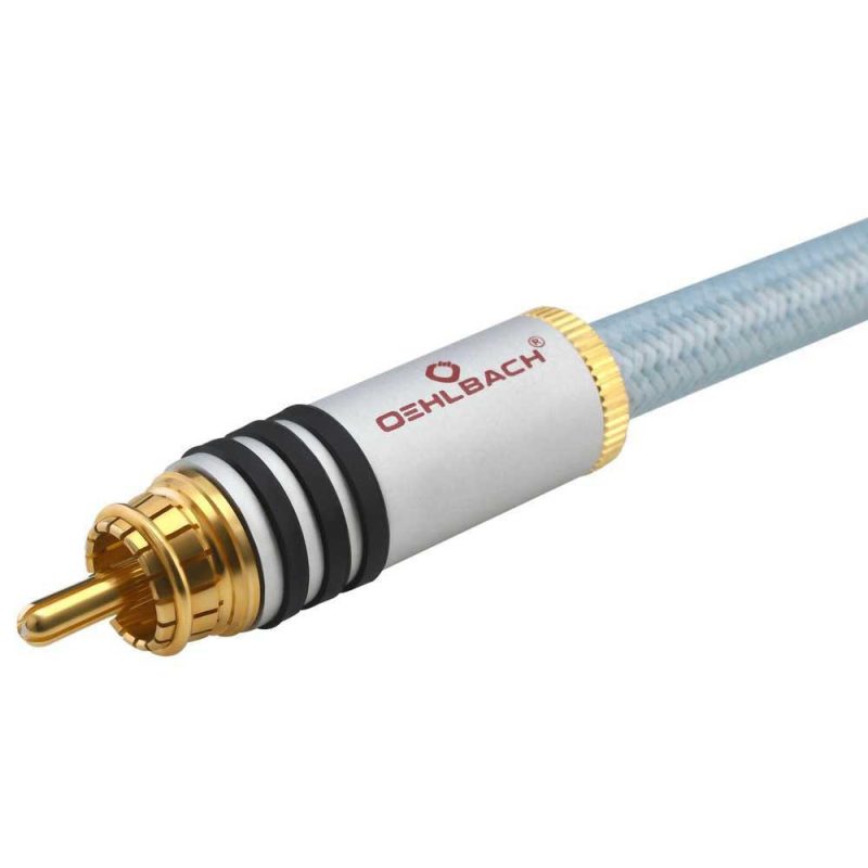 Audio and Video | D1C13201 0.75 m RCA Cable Silver Audio & Video Audio & Video