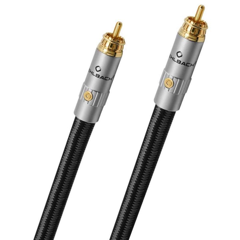 Audio and Video | D1C13308 Subwoofer Cinch Cable 8.8 m Silver Audio & Video Audio & Video