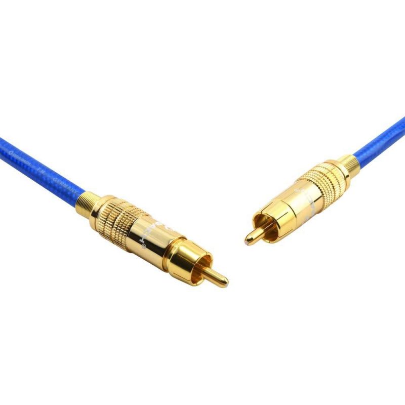 Audio and Video | D1C2065 Subwoofer Cinch Cable 1 m Blue Audio & Video Audio & Video